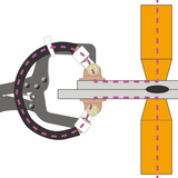dent fix shunting pliers