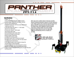 Panther Power Tower Floor Pulling System PPT-714, Star-a-liner, Chief, Car-o-liner