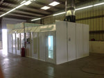 semi down draft paint booth